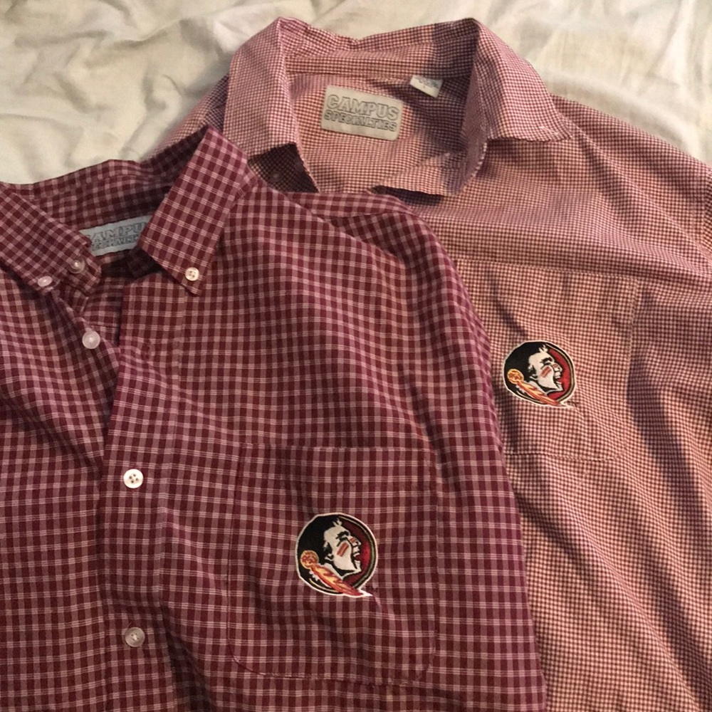 2 pack FSU long sleeve dress shirts